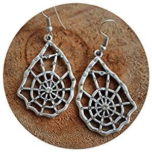 Unique elegant retro big statement with tears ancient silver retro earrings zircon
