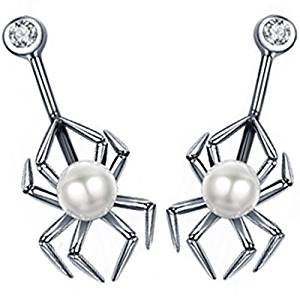 Spider shell earrings