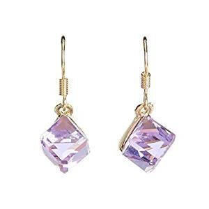 Crystal earrings Crystal earrings color magic cube crystal earrings fashion girl