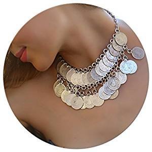 Retro ancient silver collar retro fashion unique adjustable collar necklace