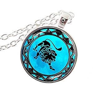 Cut glass necklace Zodiac