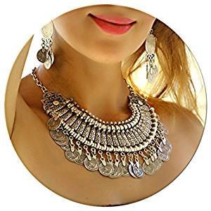 Elegant retro ancient silver collar retro fashion unique adjustable collar necklace